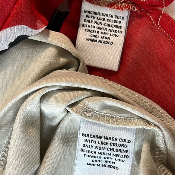 STYLE & Co Semi Sheer Embroidered NEW Tunic & Tank Top Boho Artsy Lagenlook 2X - Picture 13 of 17